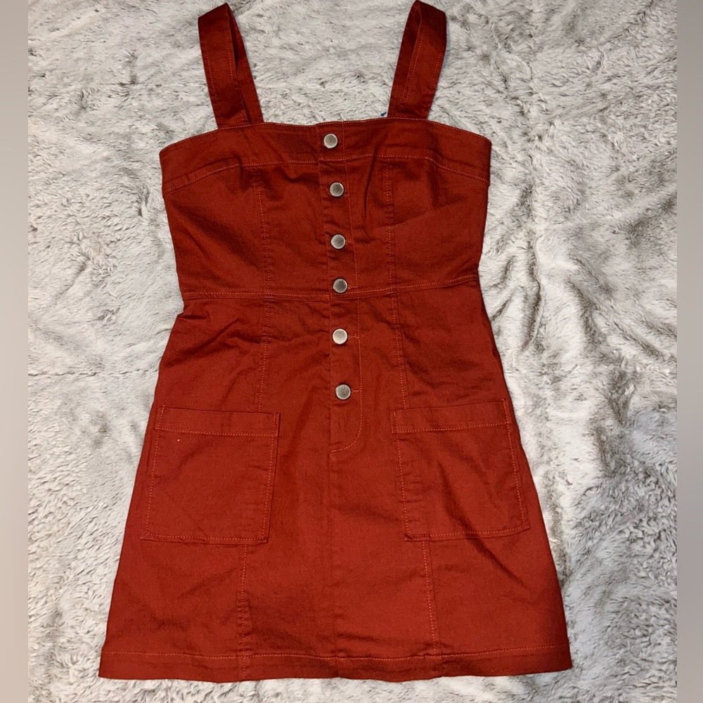 Copper Key button up Dress Size Small